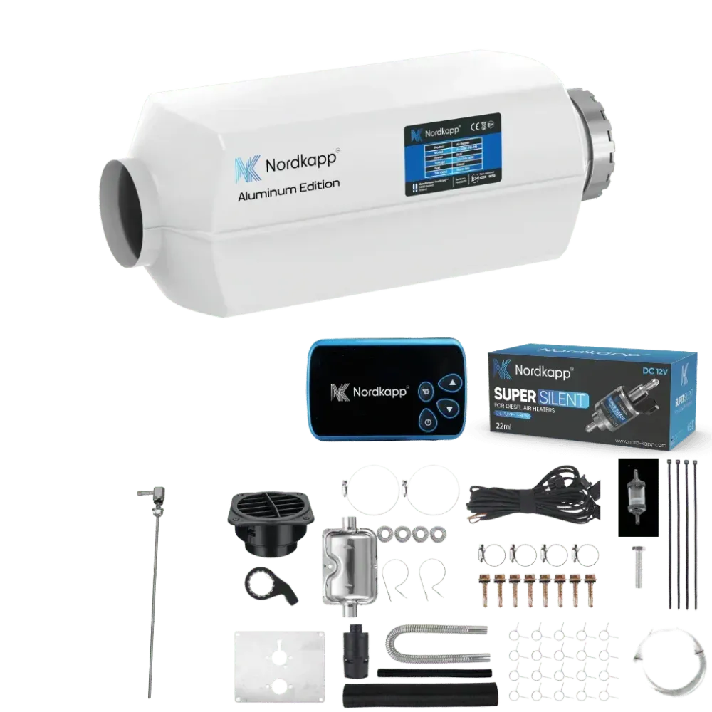 Дизелов въздушен отоплител Air Bluetooth 2kW, 5kW и 8kW 12V/24V за Обединеното кралство Nordkapp®