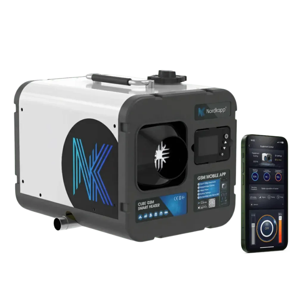 Cube GSM 4G/5G 5kW и 8kW дизелов въздушен нагревател Nordkapp®