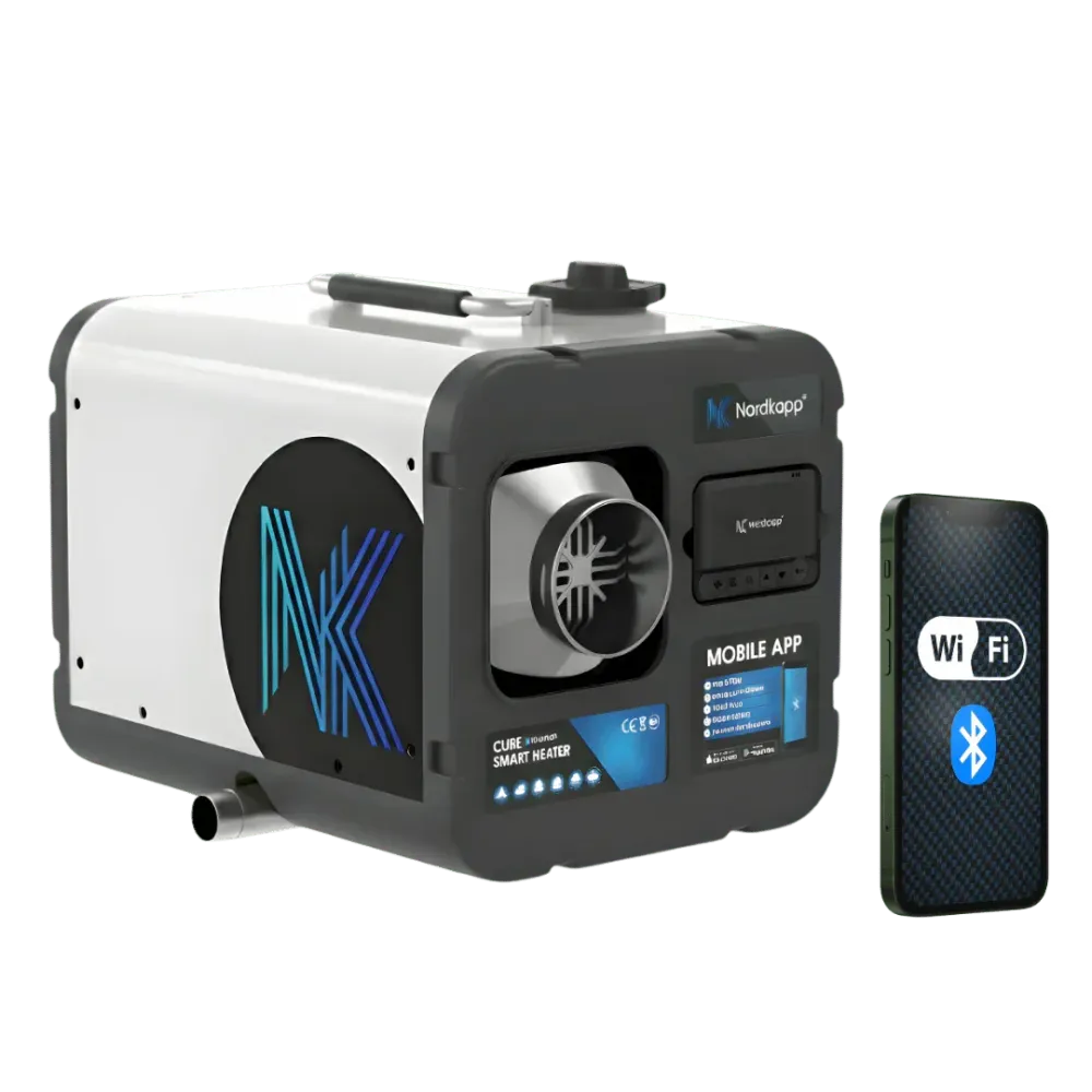 Cube Wi-Fi и Bluetooth дизелов въздушен нагревател 5kW и 8kW - 12V/24V Nordkapp®