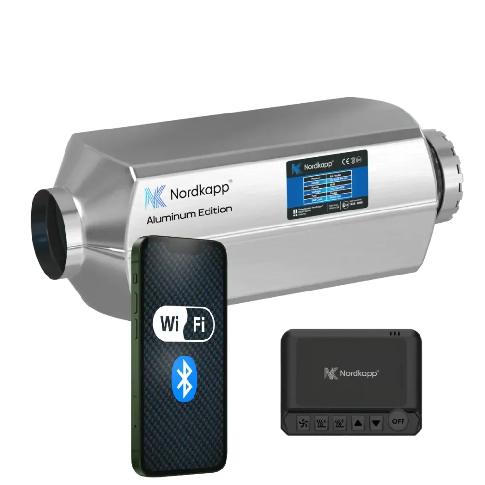 Въздушен дизелов нагревател с Wi-Fi и Bluetooth 2kW / 5kW / 8kW - 12V/24V Nordkapp®