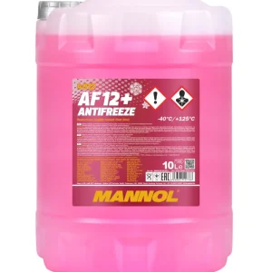 Антифриз MANNOL AF12+ червен -40 - 10л