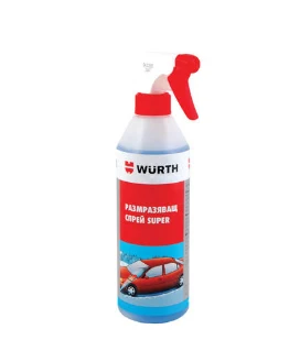 Размразяващ спрей ЗА АВТОСТЪКЛА - WURTH 500ML