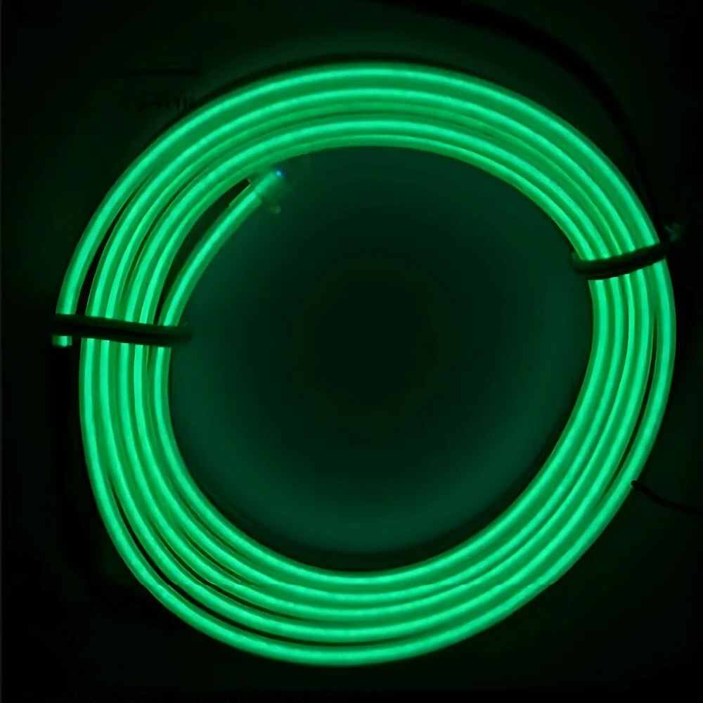 OneLED Автомобилна LED лента, режеща се LED светлина, с зарядно за запалка 2м (зелено)