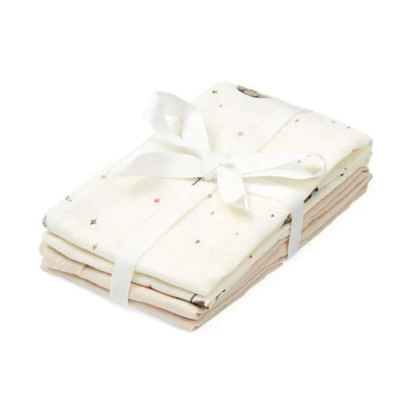 Cam Cam Copenhagen Washcloths - 4-pack - GOTS - Carousel