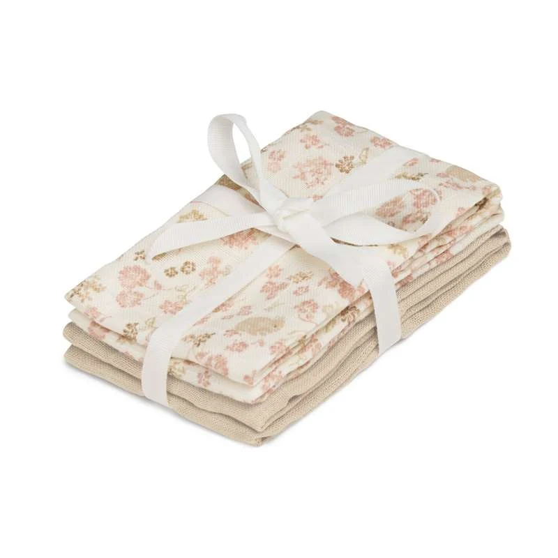 Cam Cam Copenhagen Washcloths - 4-pack - GOTS - Augusta
