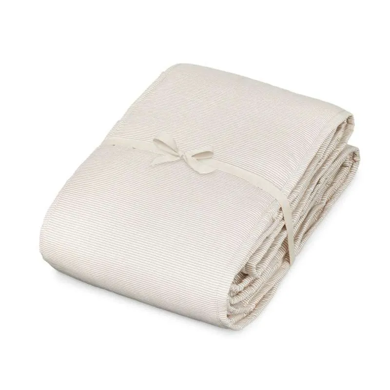 Cam Cam Copenhagen Bed bumper - OCS - Classic Stripes Camel