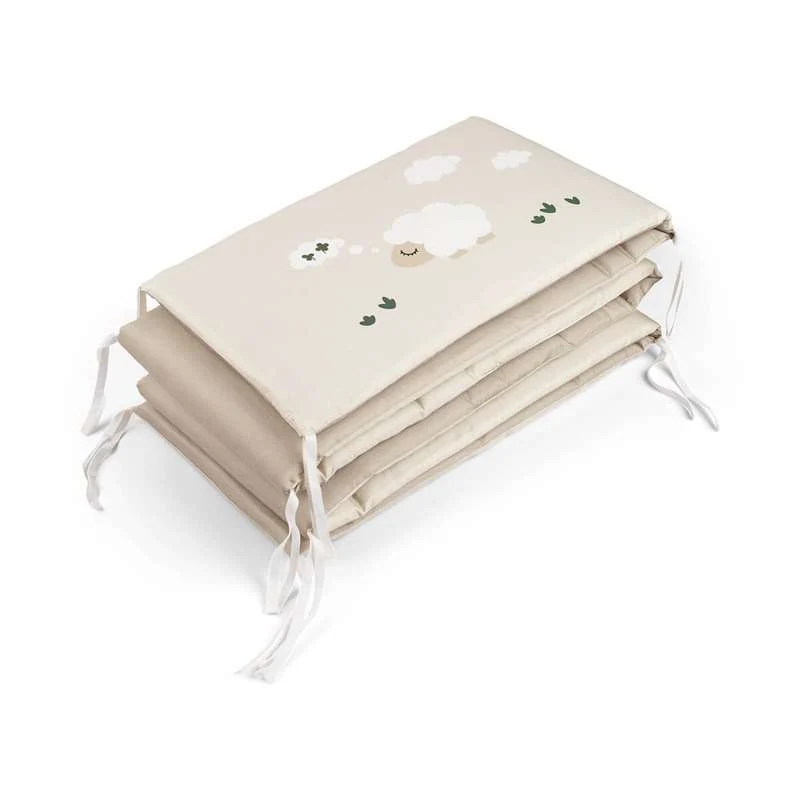 Done Deer Padded Bed Bumper - Tiny Farm - Sand