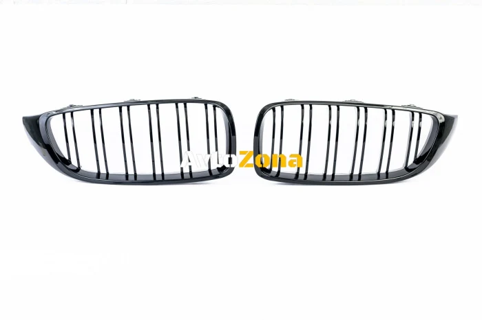 Бъбреци Решетки За БМВ BMW F32 F33 F36 Черен Гланц М4 Тип След 2013