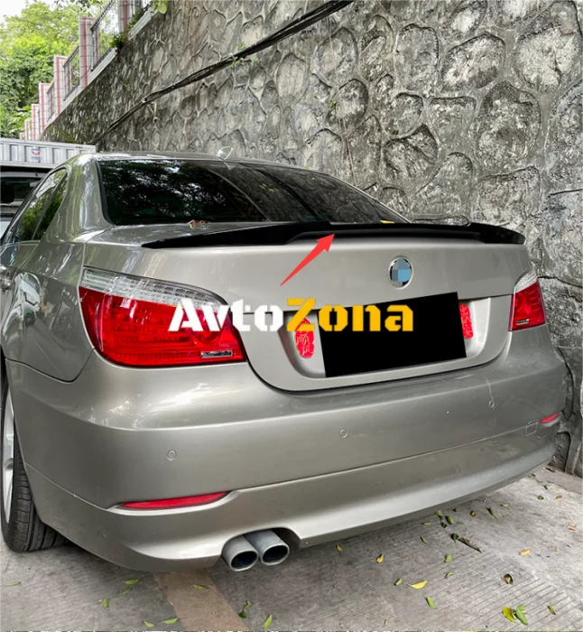 BMW E60 (2004-2010) - Спойлер за багажник M4 Style - черен цвят