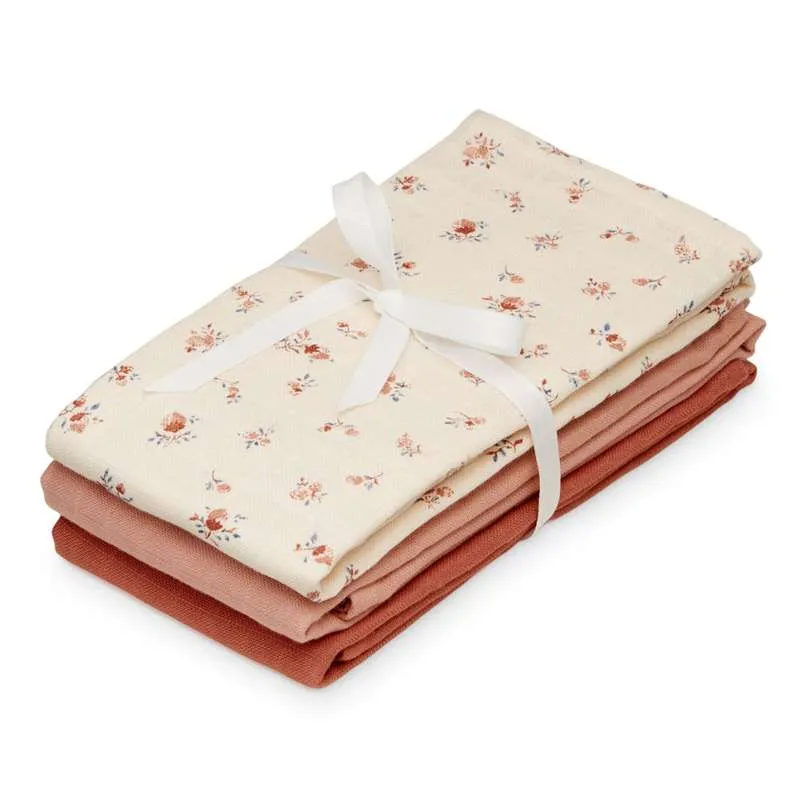 Cam Cam Copenhagen Muslin cloth - 3-pack - GOTS - Mix Berries