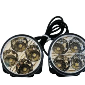 Комплект 4 LED Диодни Дневни светлин кръгли 2бр. к-т
