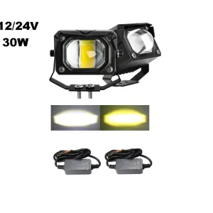 LED Халоген с лупа 30W 2бр./к-т
