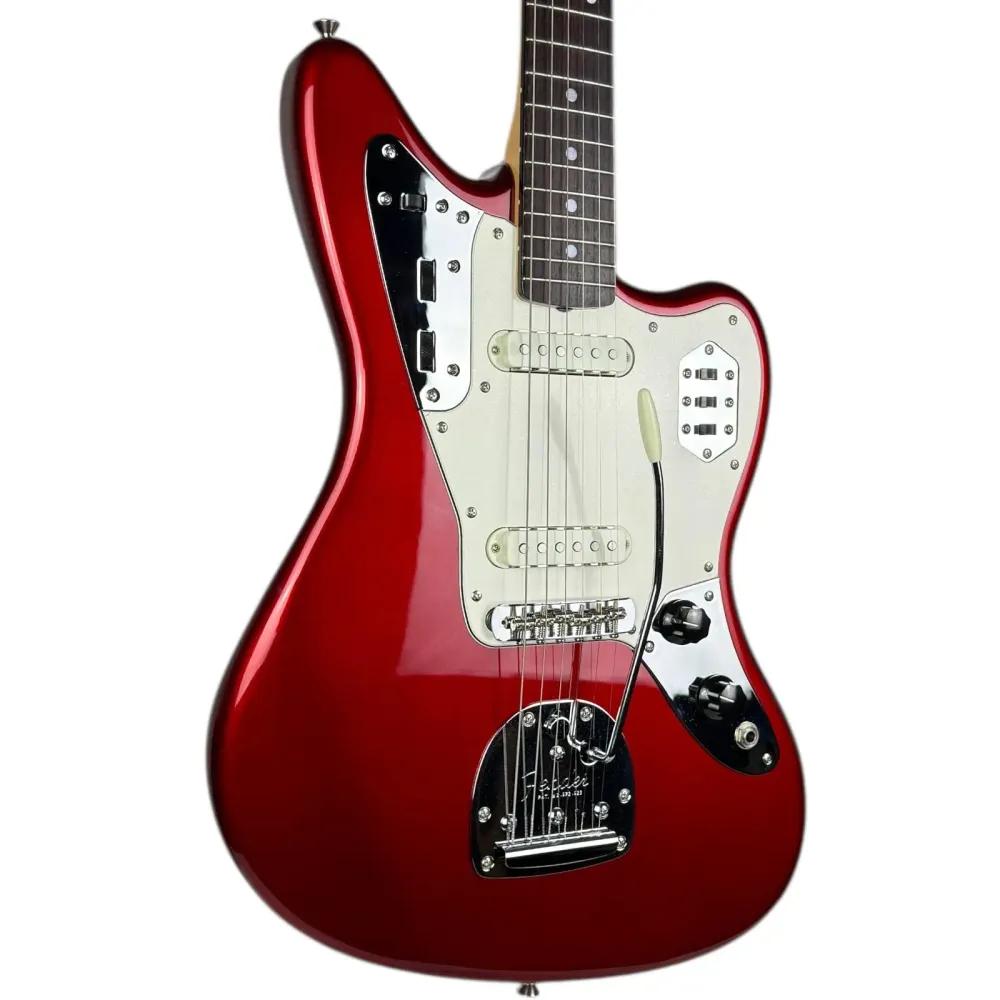 Fender Japan FSR Traditional 60s Jaguar 2025 - Candy Apple Red - Със съвпадащ глава
