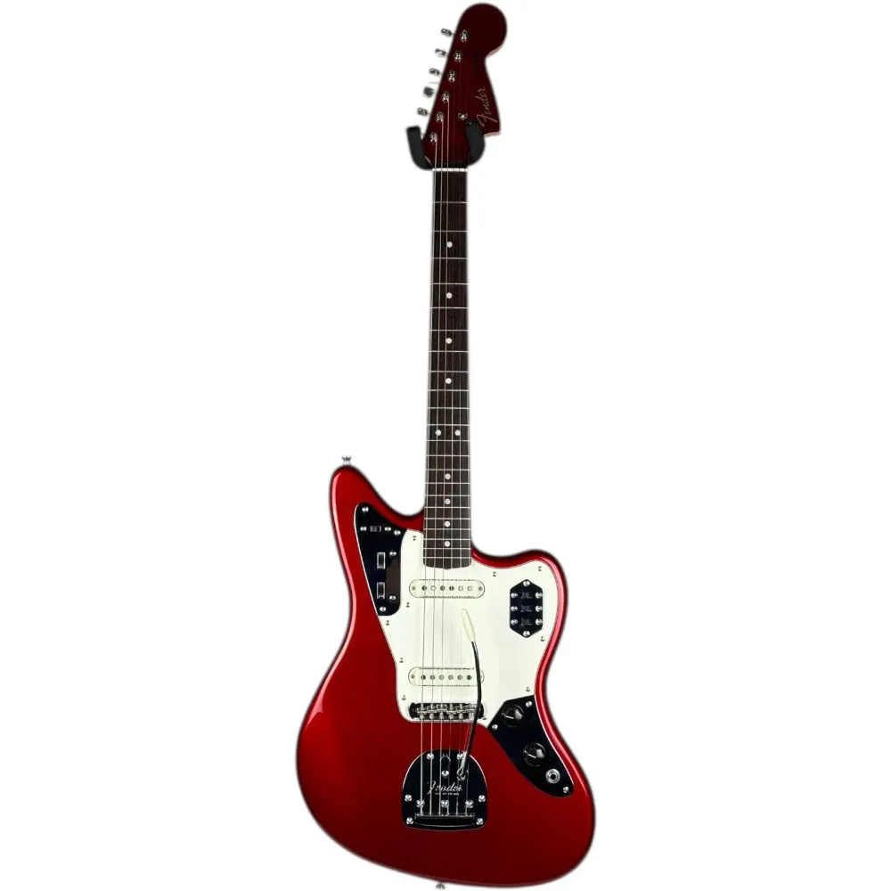 Fender Japan FSR Traditional 60s Jaguar 2025 - Candy Apple Red - Със съвпадащ глава