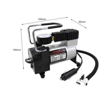 Компресор за гуми 12V - Сив