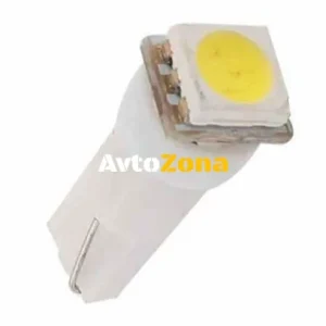 Лед крушки тип T5 12V/1,2W бял - с 5050 smd диод