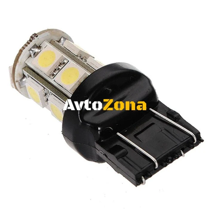 Диодна крушка тип T20 с 13 SMD диода двойна светлина червена
