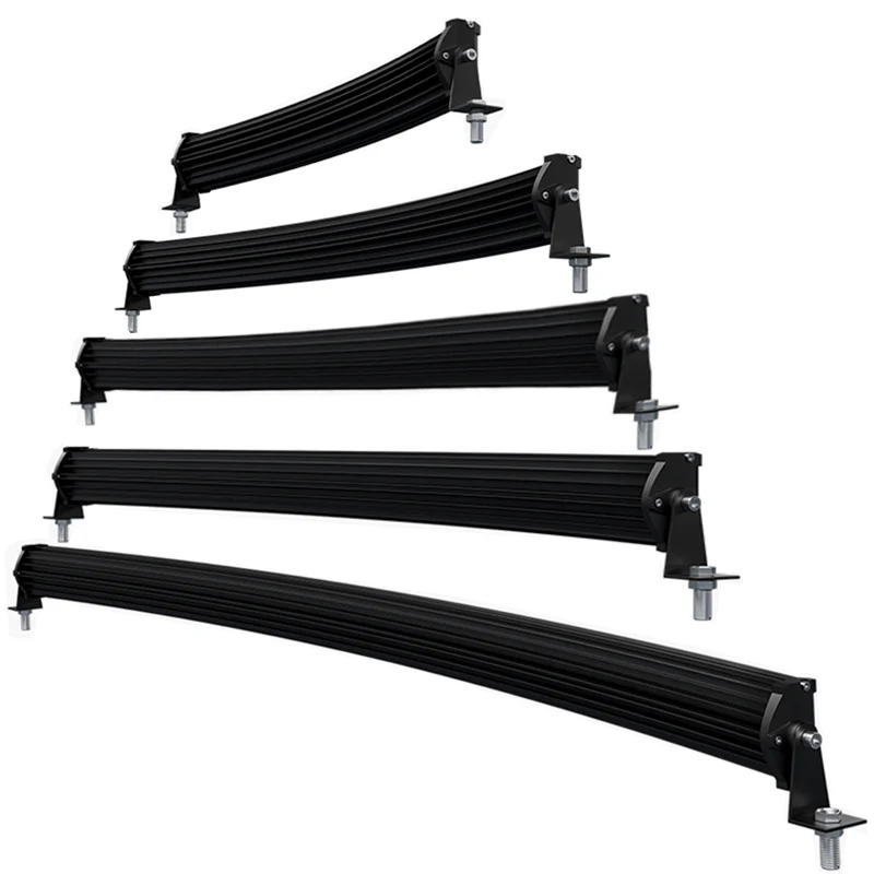 ИЗВИТ ЛЕД БАР / LED BAR 459W - 105СМ Бяла и Оранжева светлина + Блиц ефект