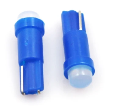 LED Диодни крушки за авто табло Т5 СИНИ 2бр/к-т