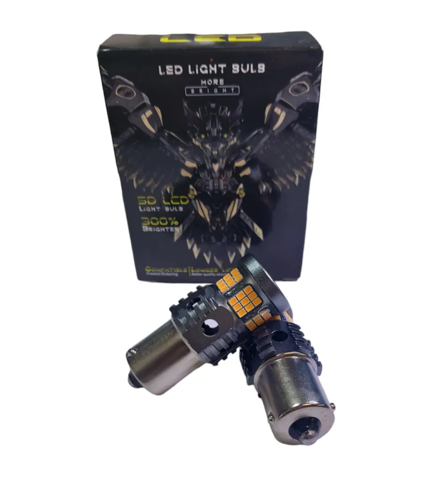 Диодна крушка - PY21W 12-24V Оранжева 2бр./к-т