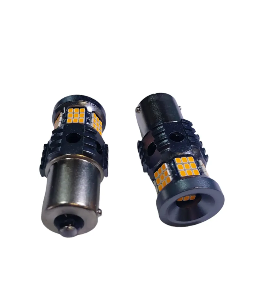 Диодна крушка - PY21W 12-24V Оранжева 2бр./к-т
