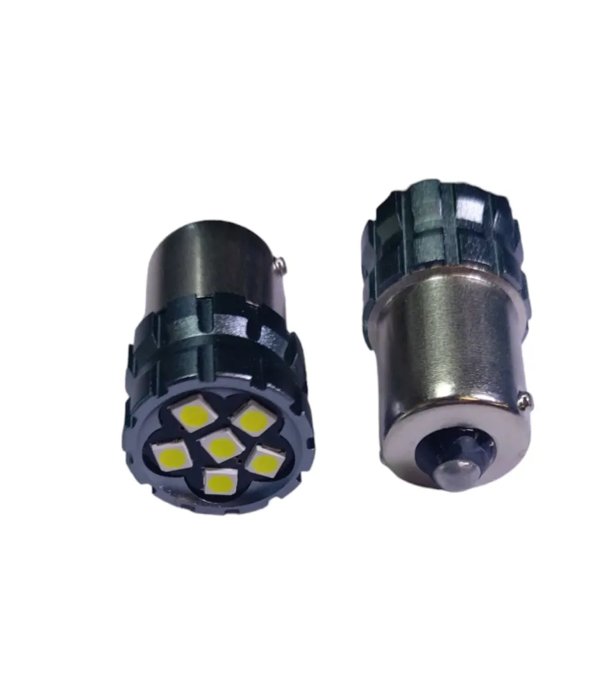 Диодна крушка - R5W 12-24V Бяла 2бр./к-т