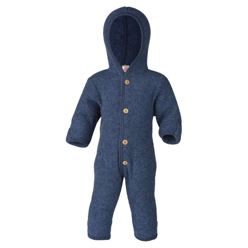 Engel Natur Jumpsuit/Driving suit hood - Индиго Melange