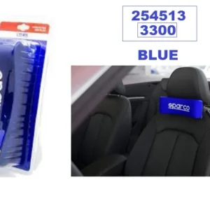 Възглавничка за кола Мемори пяна С ЕСТЕСТВЕНА КОЖА SPARCO- СИНЯ - 1 бр.