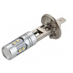 Диодна крушка H1 10W с 10 диода 2323 по 1W Cree и лупа
