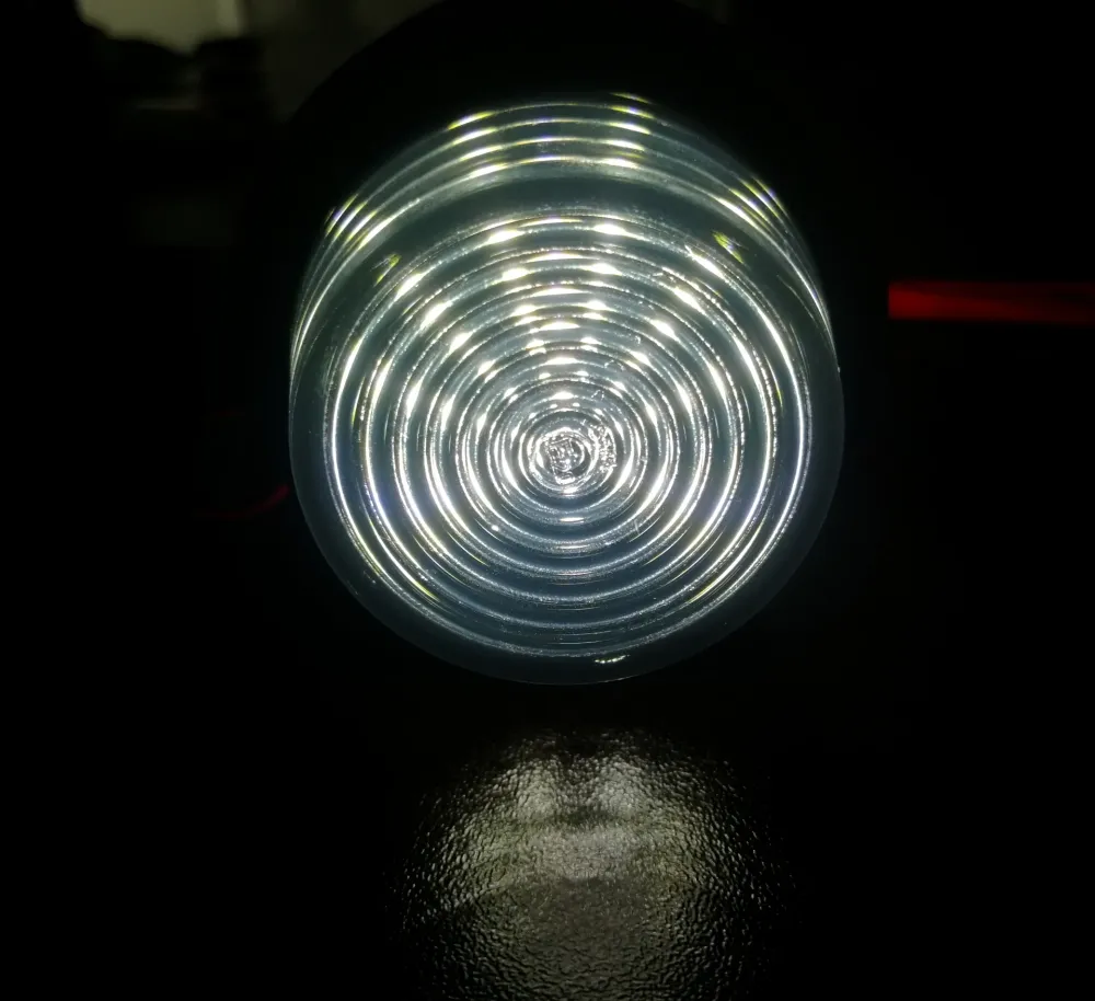Комплект от 2 броя 12-24V ЛЕД LED Диодни Странични Маркери Рогчета Светлини Опушено Стъкло За Камион Ремарке Каравана Кемп...
