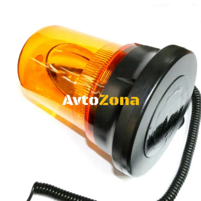 12V Сигнална Аварийна Лампа С Халогенна Крушка Маяк Буркан С Магнит