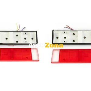 Комплект Стопове С Кабел, 12V -24V, 46cm x 13cm, Подходящи за Бус Камион Тир Ремарке Караван