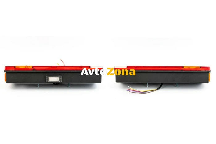 Комплект Стопове С Кабел, 12V -24V, 46cm x 13cm, Подходящи за Бус Камион Тир Ремарке Караван