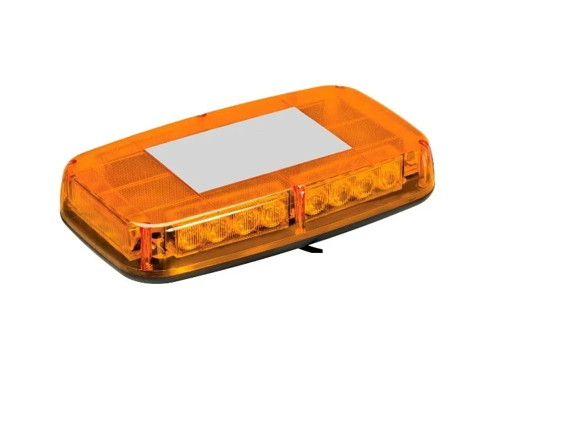 12V 24V Лед Led Диодна Мощна Аварийна Сигнална Лампа Буркан с Магнит 15 режима Оранжево Стъкло За Пътна Помощ Платформа Сн...