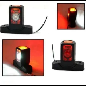 Комплект от 2 броя светодиоднен габарит, токос, рогче 12V за ремаркета, платформи, камиони и др.