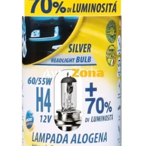 1 брой халогенна крушка H4 Х4 12V 60 / 55W + 70% 3000K E4 Goodyear Гудиър