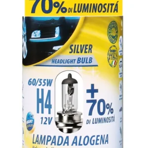 1 брой халогенна крушка H4 Х4 12V 60 / 55W + 70% 3000K E4 Goodyear Гудиър
