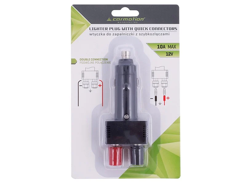 Букса за запалка с бързи конектори бърза връзка 12V Carmotion