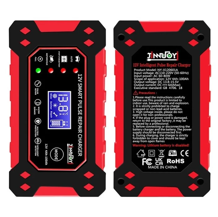 Интелигентно Зарядно За Акумулатор 12V/6A