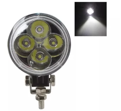 8.3 См 12W Led Лед Диоден Фар Прожектор Халоген Джип Мотор 4X4 12V 24V 720 Лумена