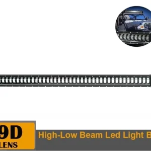 9D 134 СМ Led Bar Лед Бар Hi/Lo Kъси Дълги Водоустойчив Удароустойчив 12V 24V 30720 LМ 384W С Лупи Off-Road Лед Бар За Джи...