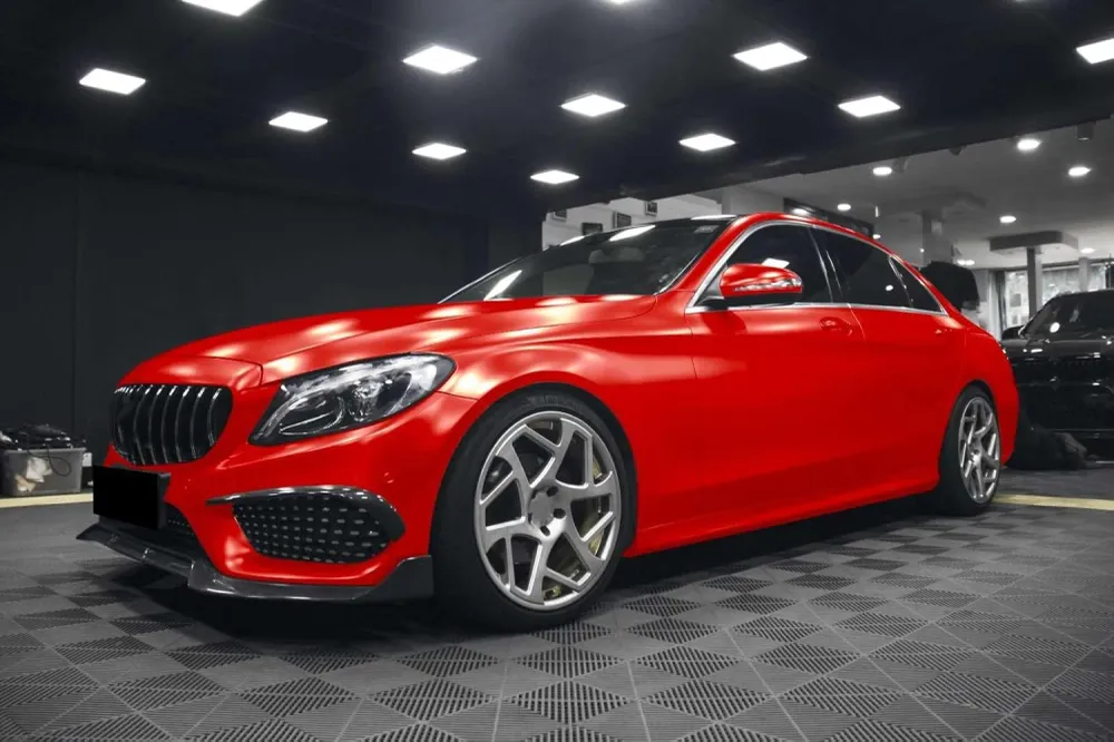 Червено Матирано Декоративно автомобилно фолио 1.52 X 28M Red Matte Vinyl Wrap