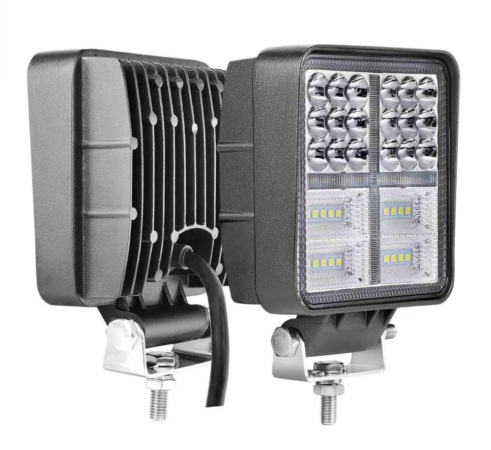 Мощен 162W LED 54 ЛЕД Диоден Фар Работна Лампа Прожектор Задна Светлина 12V 24V