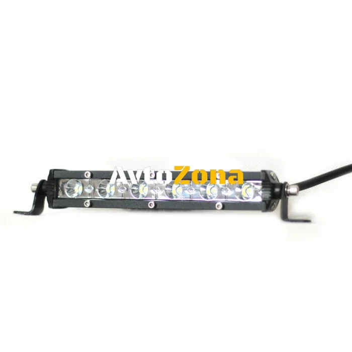 18,5 См Мощен LED бар Flexzon с насочена Spot светлина 18W 6 LED 12V 24V АТВ, Джип, 4х4, Offroad, Камион