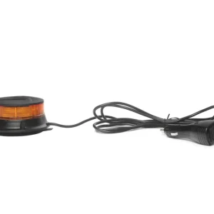 19W Лед Led Диодна Въртяща се Сигнална Аварийна Лампа Маяк Буркан за Пътна Помощ Платформа 12V - 24V с магнит