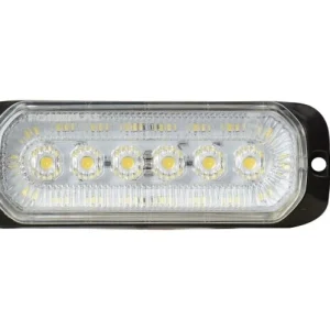 24LED Лед Диоден 12-24V Габарит Маркер Токос + аварийна блиц бяла светлина мигаща за камион бус ван каравана платформа кем...
