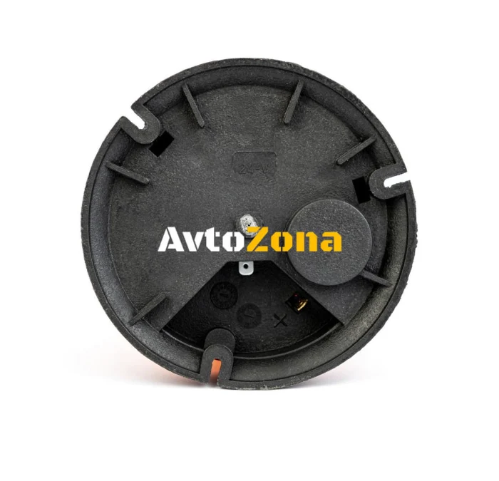 Въртяща Сигнална Аварийна Оранжева Лампа Маяк с Крушка 24V, Ø 148mm