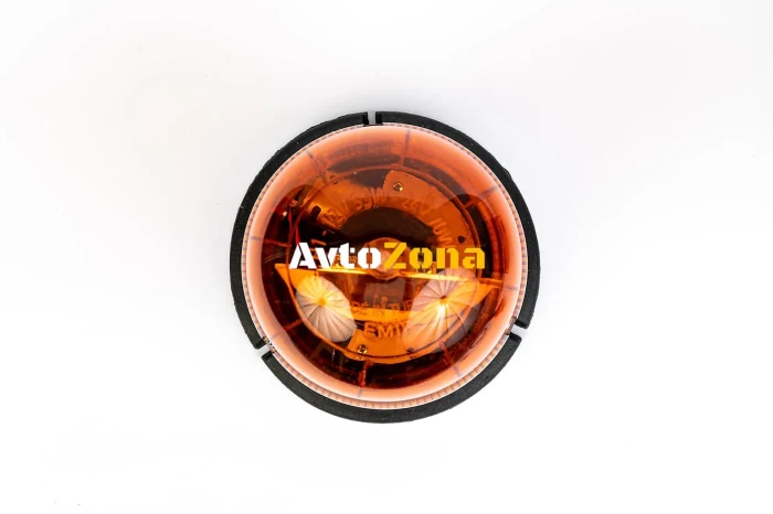 Въртяща Сигнална Аварийна Оранжева Лампа Маяк с Крушка 24V, Ø 148mm