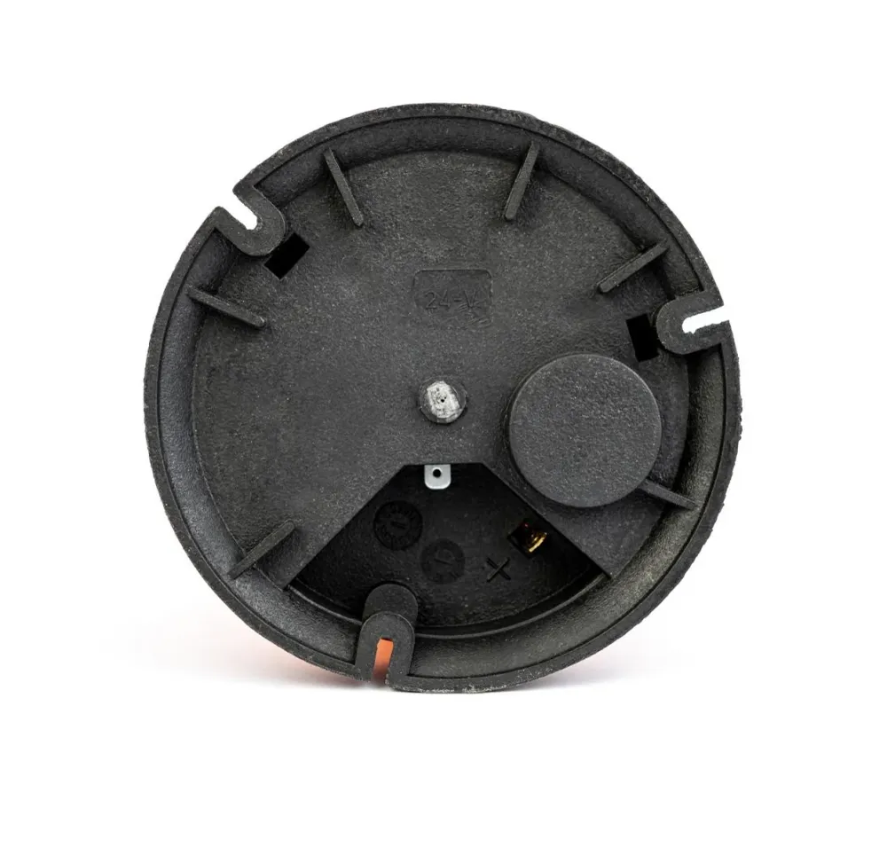 Въртяща Сигнална Аварийна Оранжева Лампа Маяк с Крушка 24V, Ø 148mm