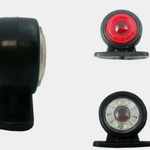 1 Брой, 24V LED Маркер Рогче Странична габаритна светлина Въртяща се лампа за Камион Ремарке Платформа Iveco Scania Man Da...